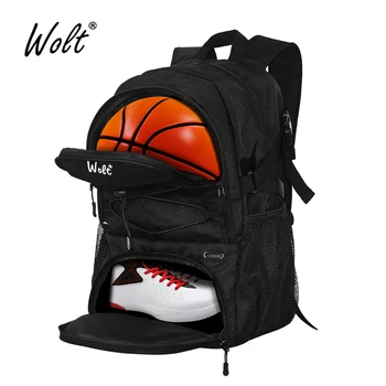 Wolt | Basketbal Batoh Velká Sportovní Taška s Oddělenou Míč držitel & Boty prostoru, Nejlepší pro Basketbal, Fotbal, Voll